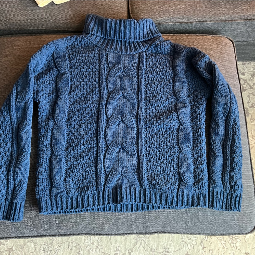 Blue Just Madison Turtle Neck